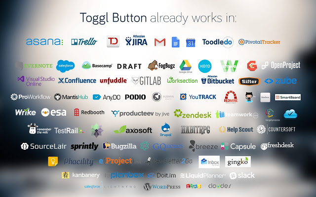 Toggle Button Chrome Extension Time Tracker